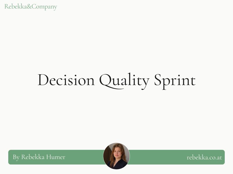 Decision Quality Sprint