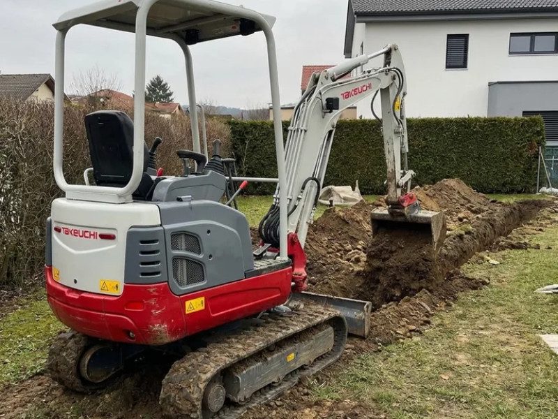 Ausbaggerung für Planzen & Bäume